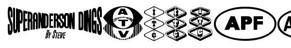 Anderson Dings 1 font preview